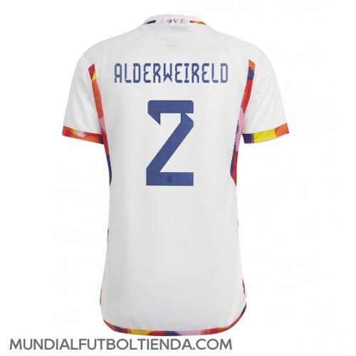 Camiseta Bélgica Toby Alderweireld #2 Segunda Equipación Replica Mundial 2022 mangas cortas
